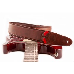 RightOn! Charm-60 Brown Guitar Strap